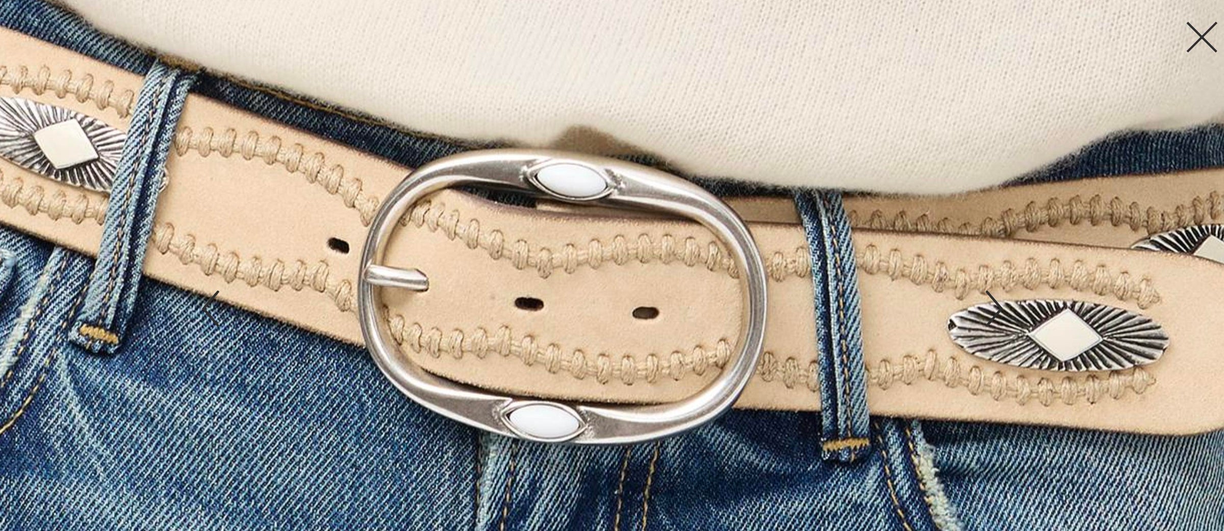 Johnny Was - Collina Italian Leather Conch Belt
