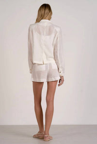 Elan - Cara Linen Blazer