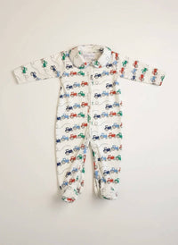 Rachel Riley - Kids' Tractor Print Footies