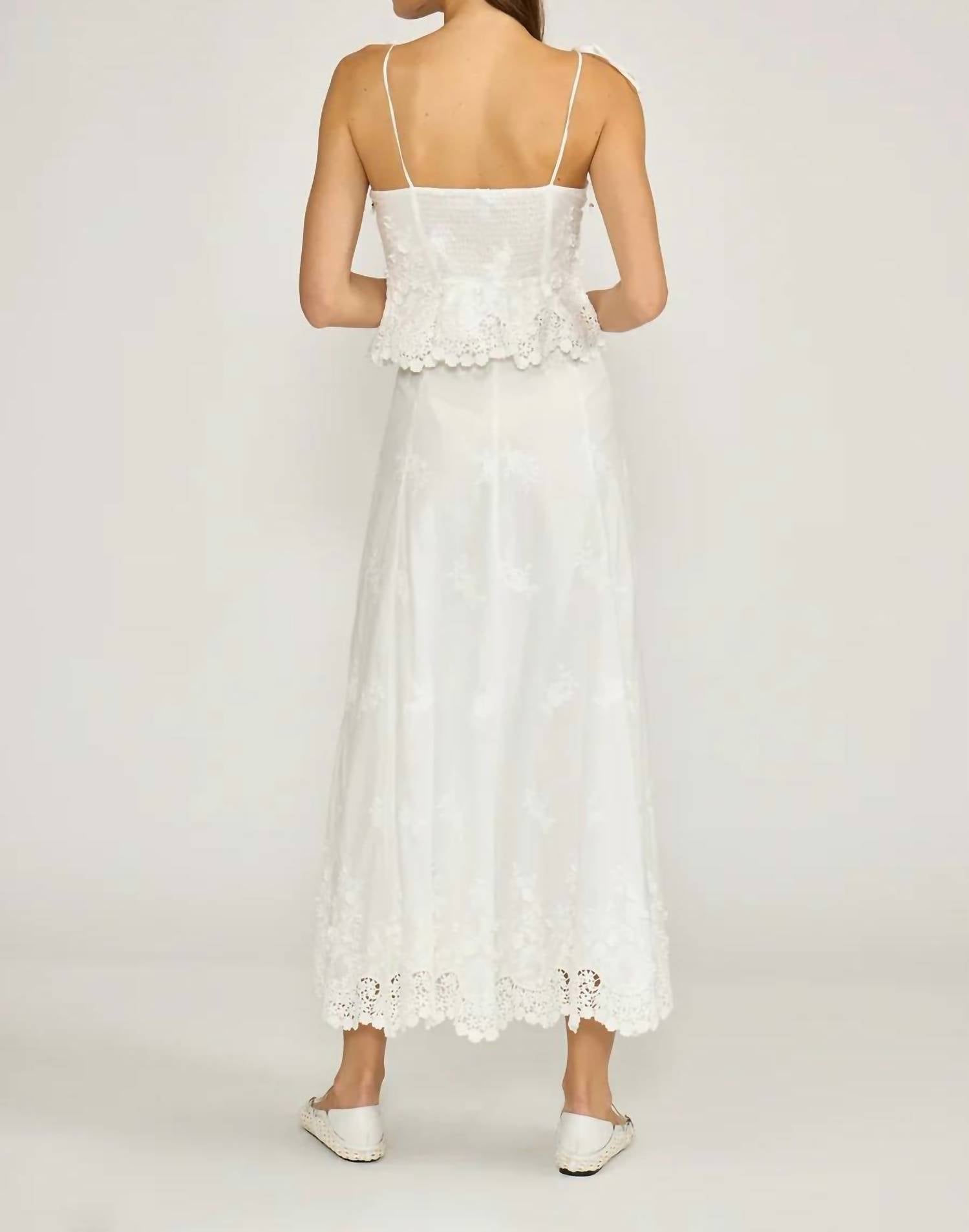 Lucy Paris - Jolene Eyelet Skirt