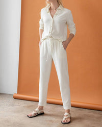 Lilla P - Drawcord Waffle Pants