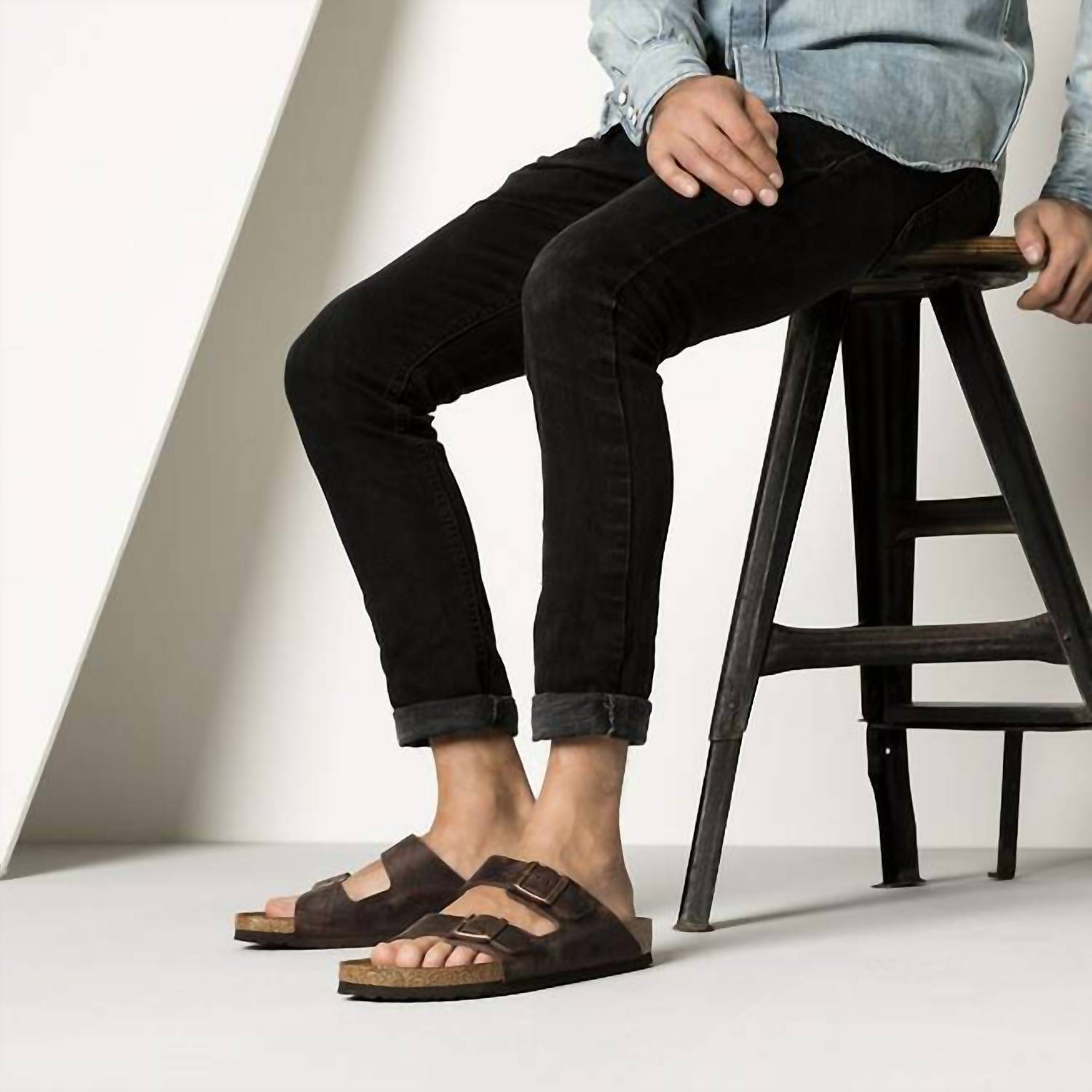 Birkenstock - Unisex Arizona Natural Leather Oiled Sandals