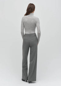 Favorite Daughter Amelia Long Sleeve Top in melange grey 1 - women's long sleeve top - alternate view
