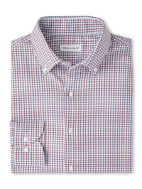 PETER MILLAR Julian Crown Lite Cotton-stretch Sport Shirt in navy - men's shirt - view 4