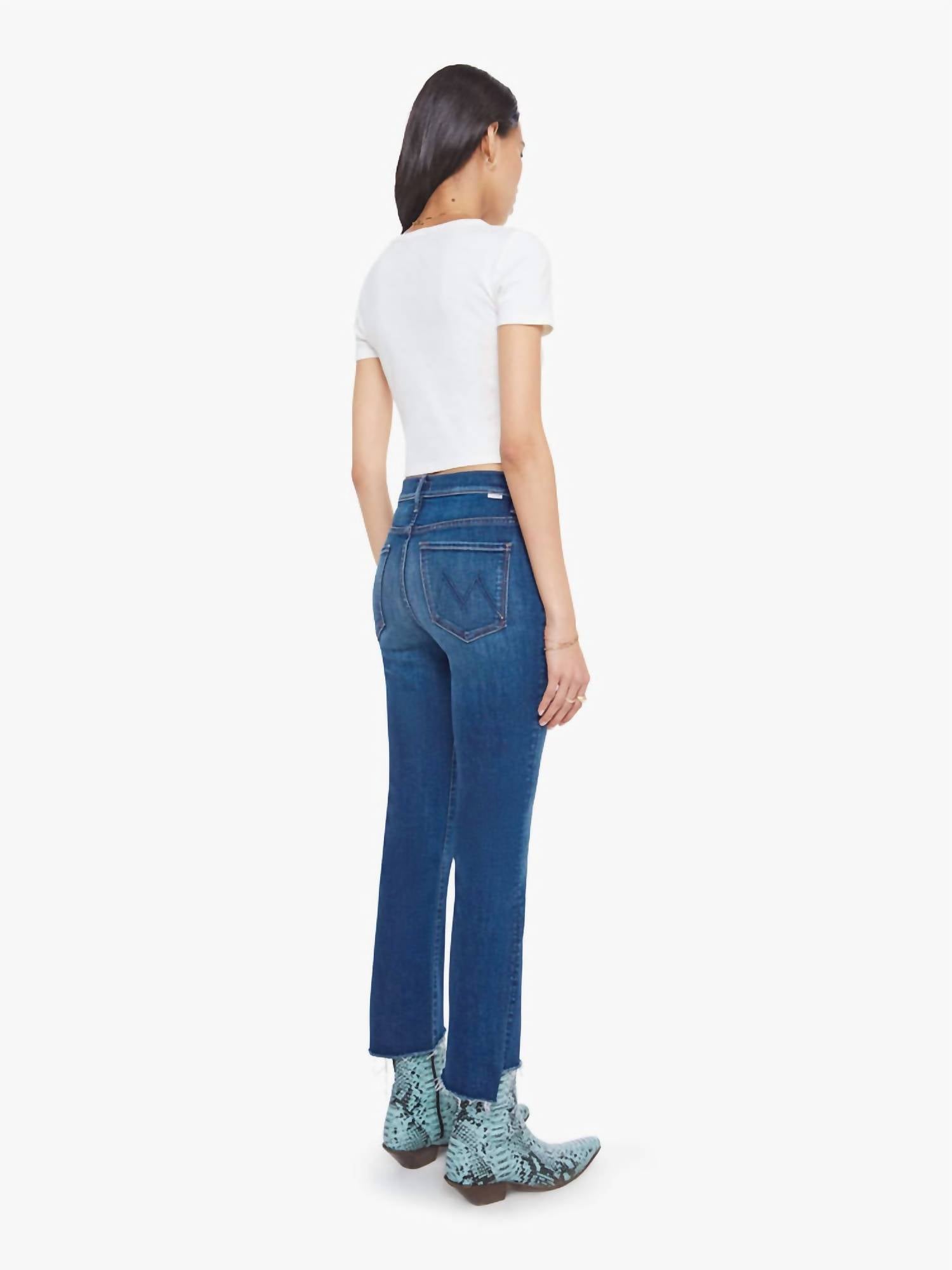 Mother - Insider Crop Step Fray Jeans