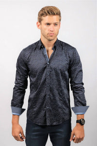 Eight X - Digital Pattern Button Down Shirt
