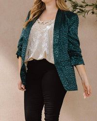 Oddi - Too Far Gone Leopard Blazer