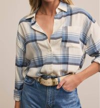 Z Supply - River Plaid Button Up Shirt
