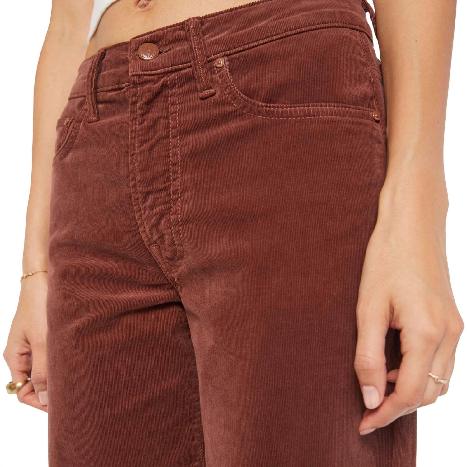 Mother Maven Ankle Corduroy Pants in aztec - women's pants - view 4