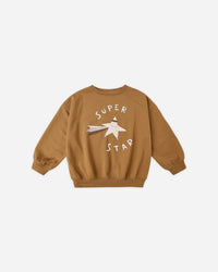 Rylee + Cru Relaxed Sweatshirt Jogger Set in super star - item - detail view