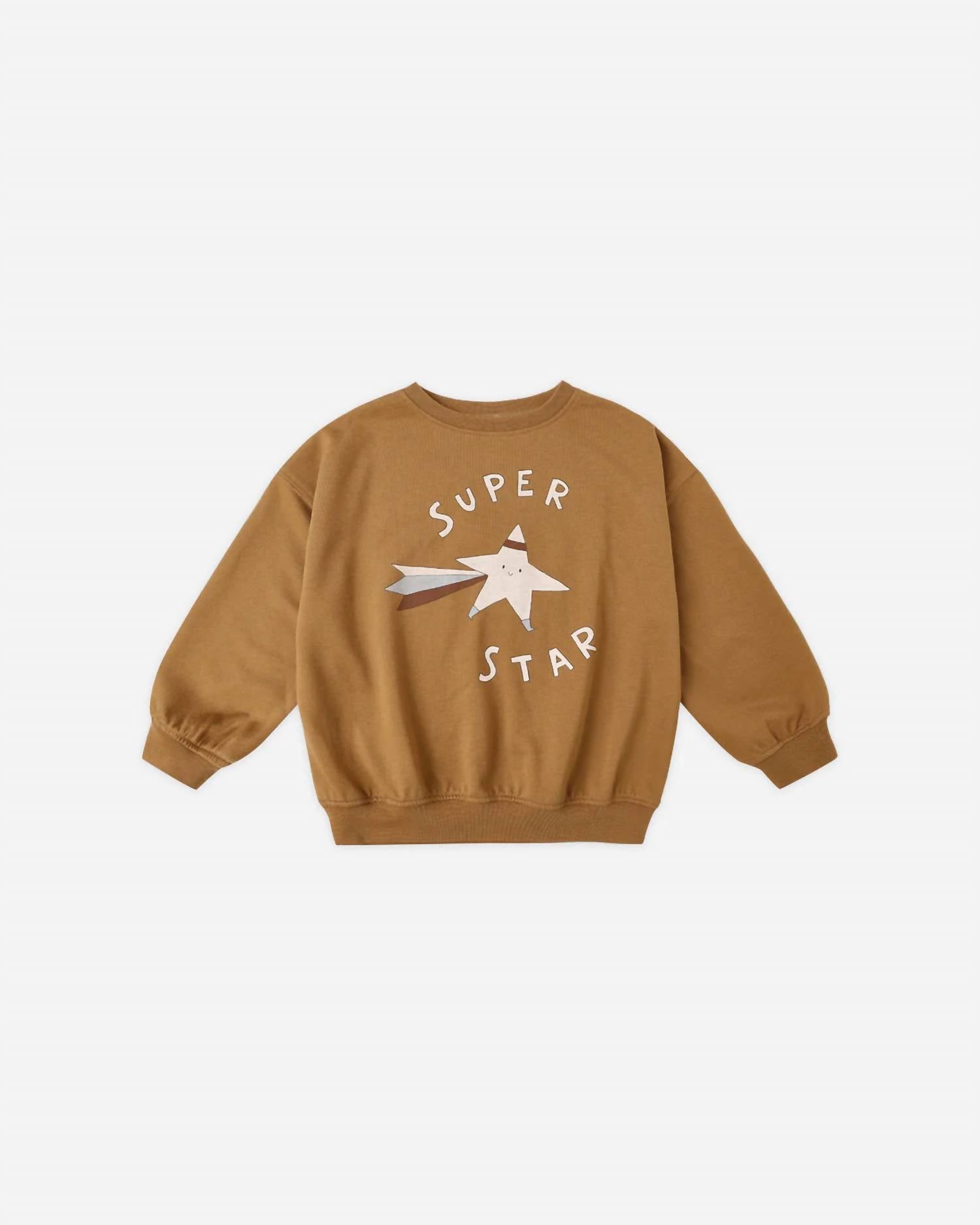 Rylee + Cru Relaxed Sweatshirt Jogger Set in super star - item - detail view