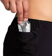 BROOKS Men's High Point 7" 2-in-1 Running Short in 1 running short in black - men's shorts - alternate view