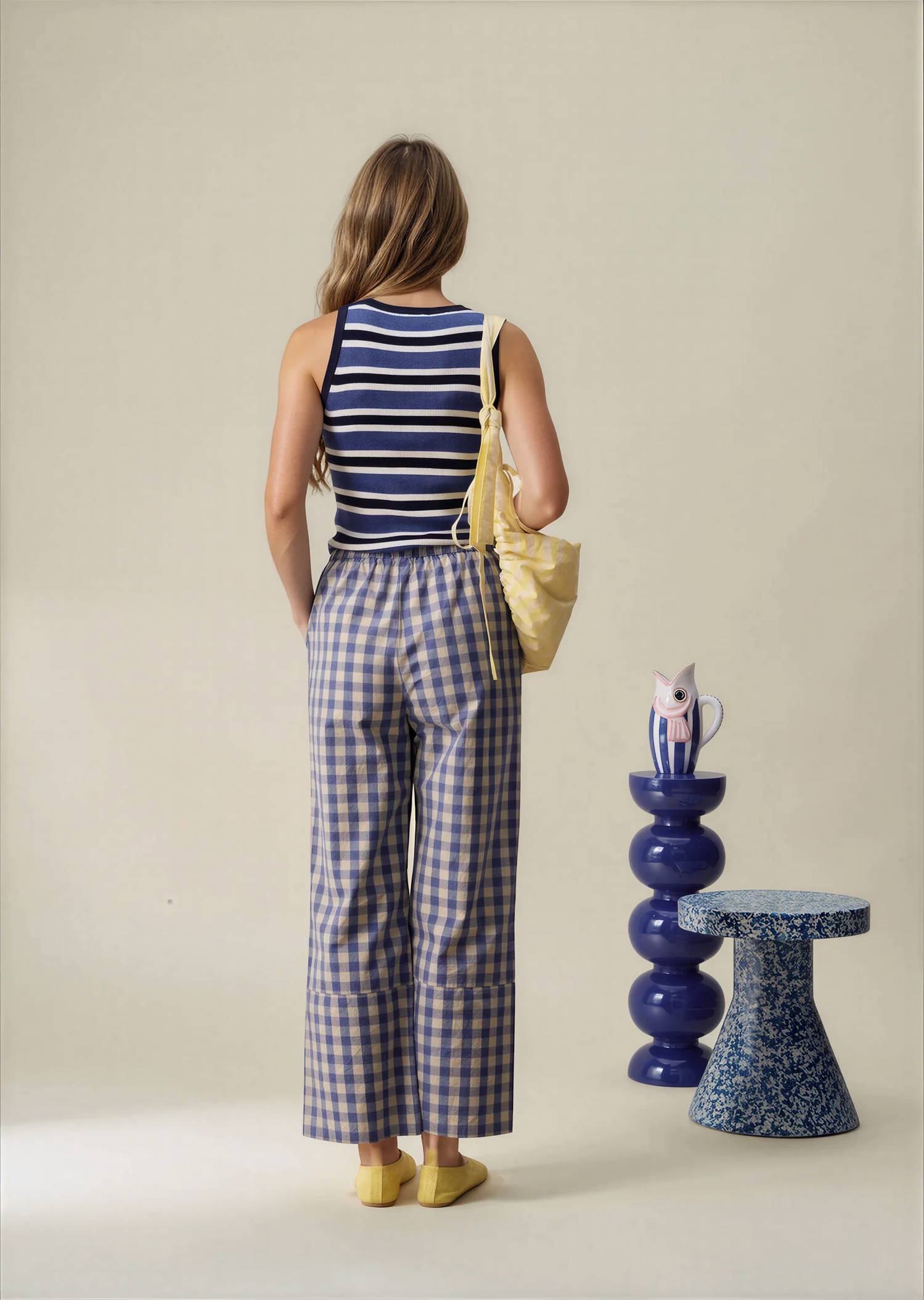Frnch - Maris Gingham Pants