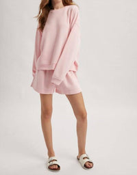 WISHLIST Soft-touch Knit Shorts in ballet - women's shorts - view 4