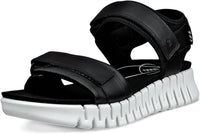 ECCO Women's Gruuv Sol Sandals in black - women's sandal - detail view