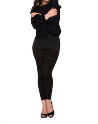 Orchid Bloom - Cordelia Knitted Poncho Sweater