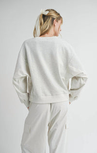Sadie & Sage - Vita Crewneck W Nylon Panels