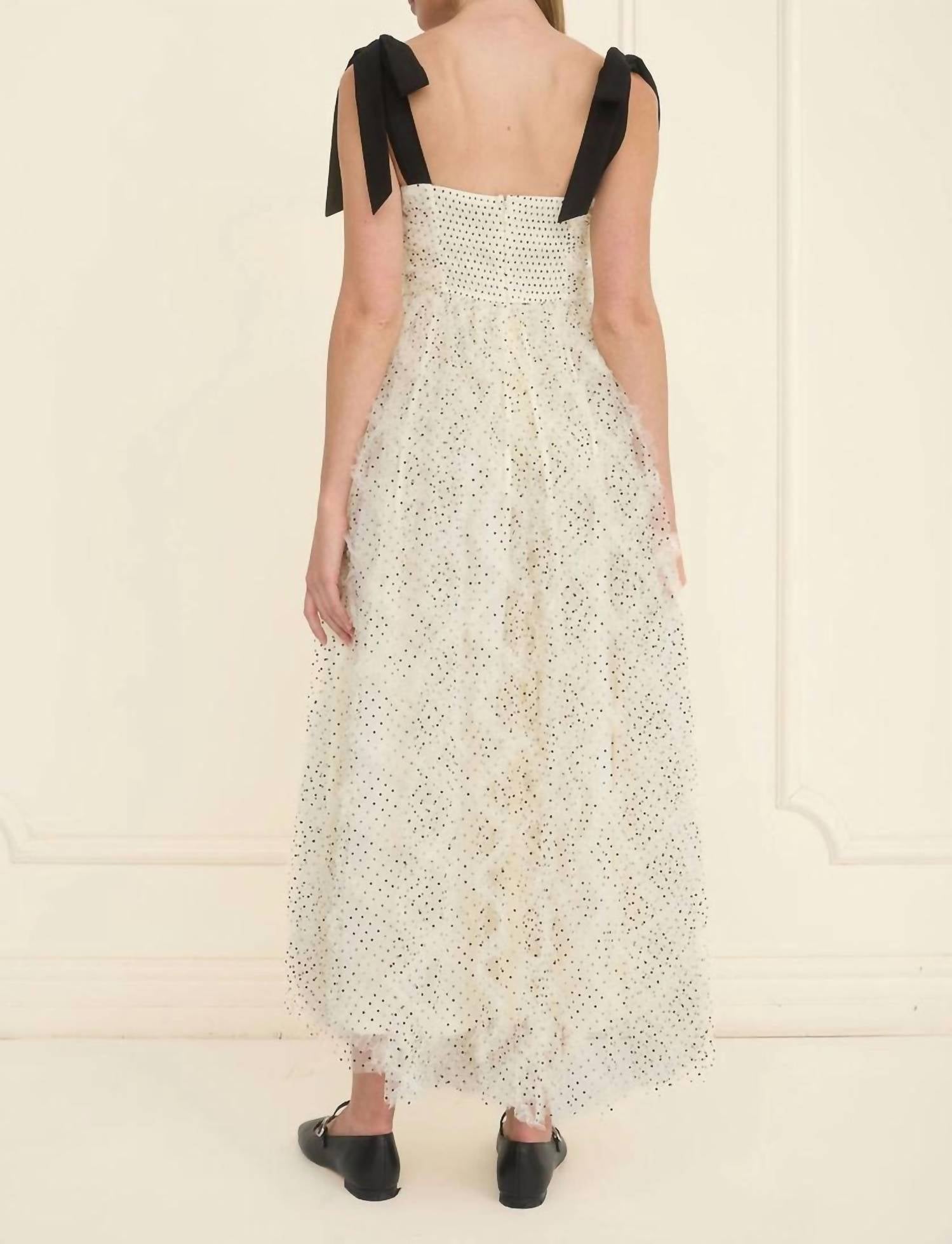 Moon River - Talia Tulle Midi Dress