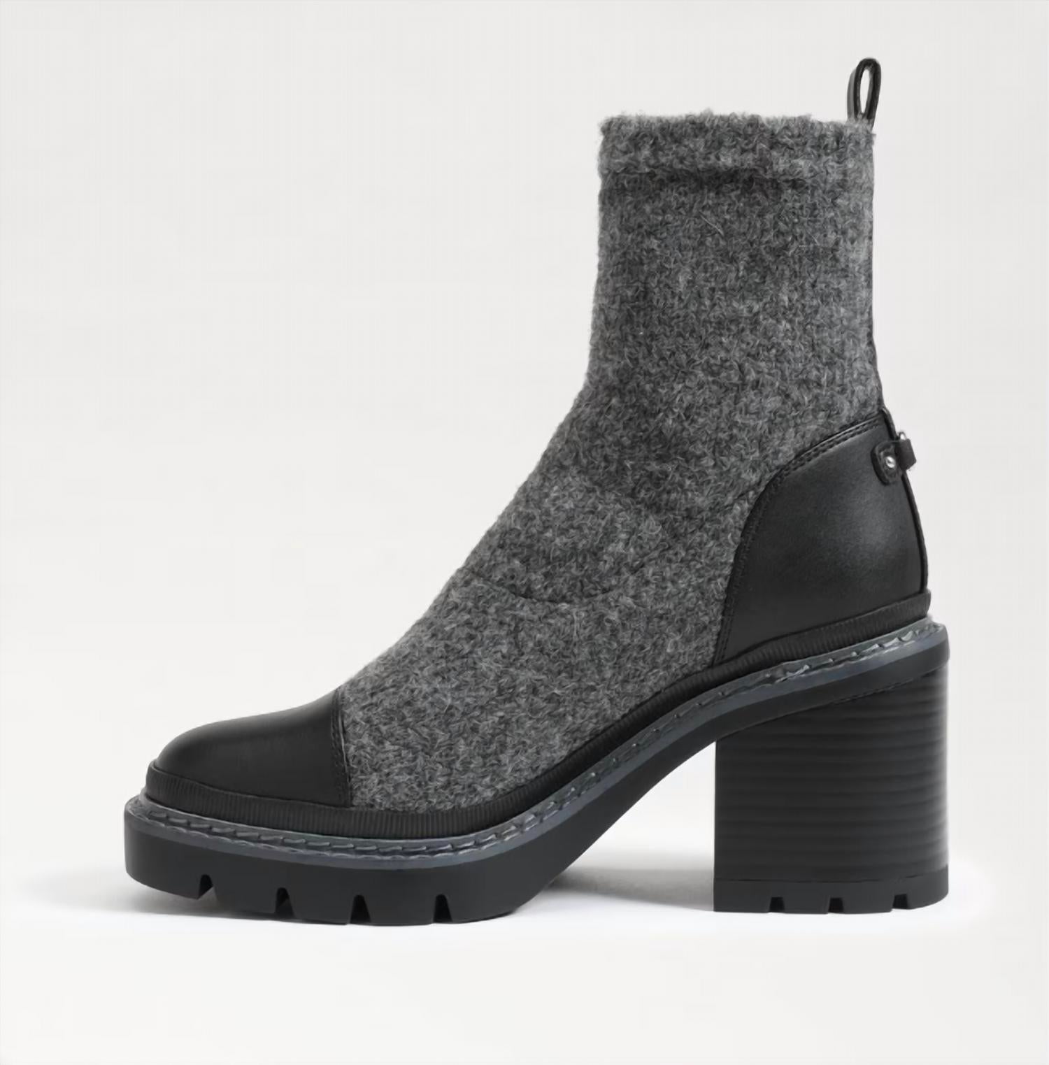 Sam Edelman - Women's Rozanna Knit Fashion Pull On Ankle Boots