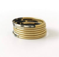 Sunshine Tienda - Women's Shiny Horn Bangle Set