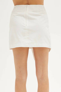 Crescent - Buckle Wrap Mini Skirt