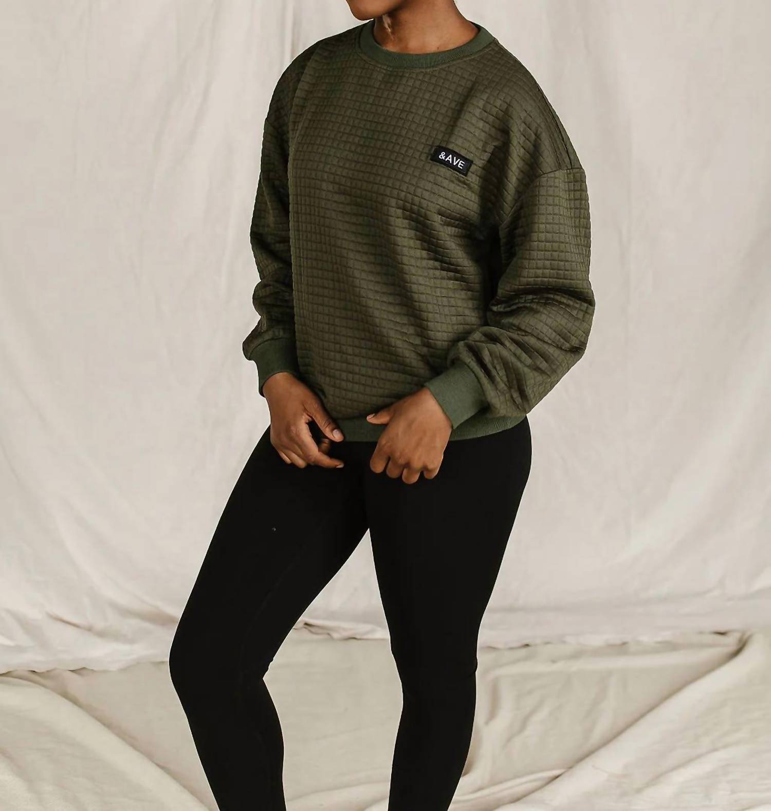 Ampersand Ave - Quilted Pullover Sweater