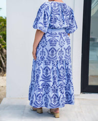 Marie Oliver - Natty Scoopneck Midi Dress - Plus