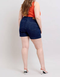 Judy Blue - High Waist Trouser Denim Short