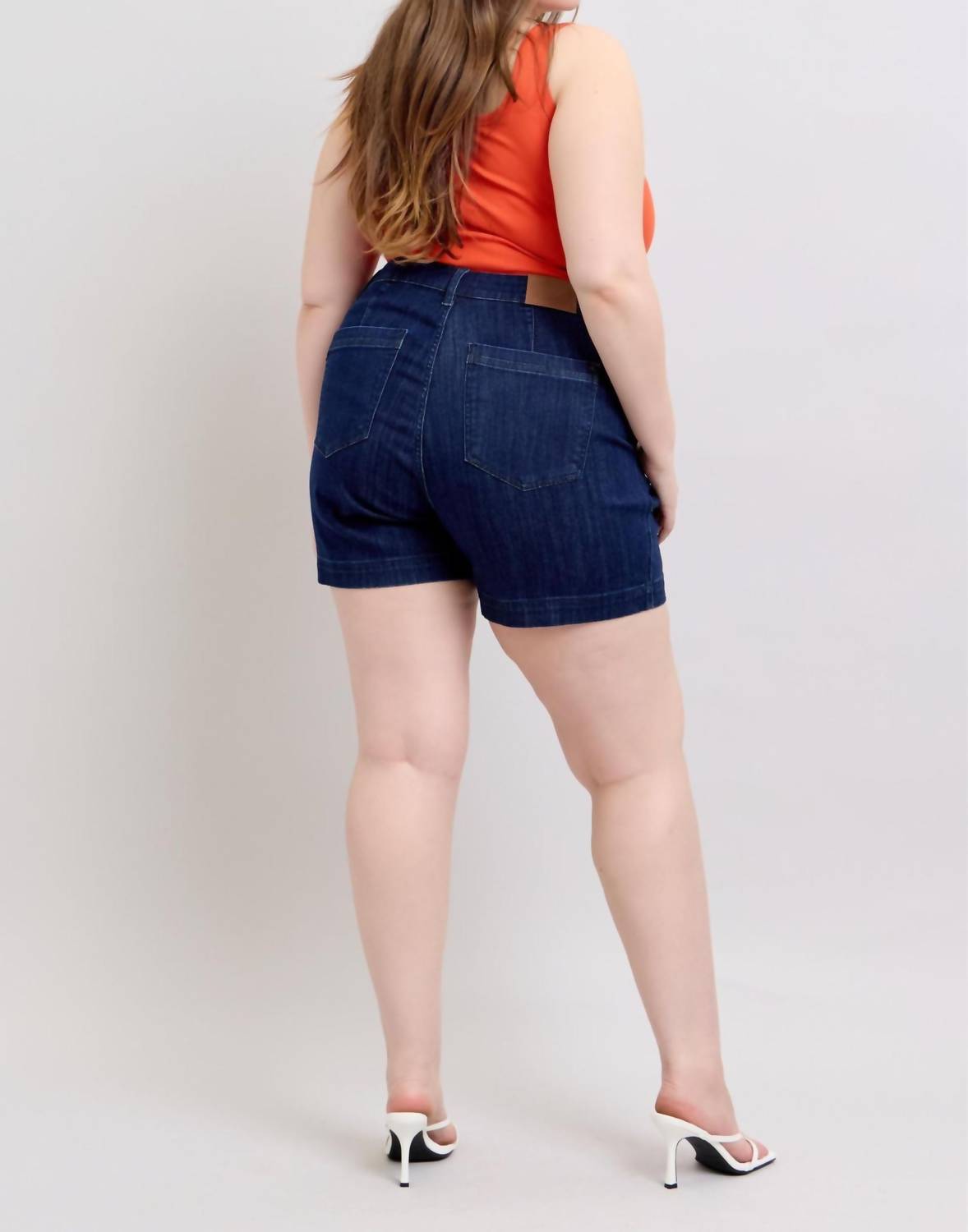 Judy Blue - High Waist Trouser Denim Short