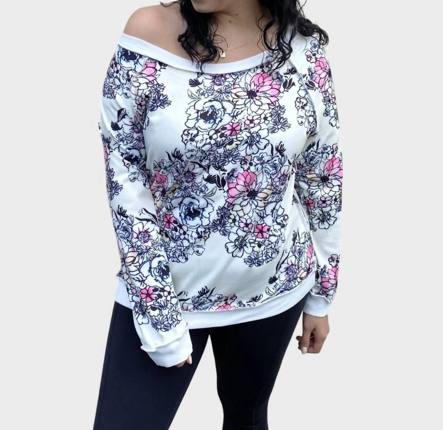 She & Sho - Daisy Slouchy Sweater