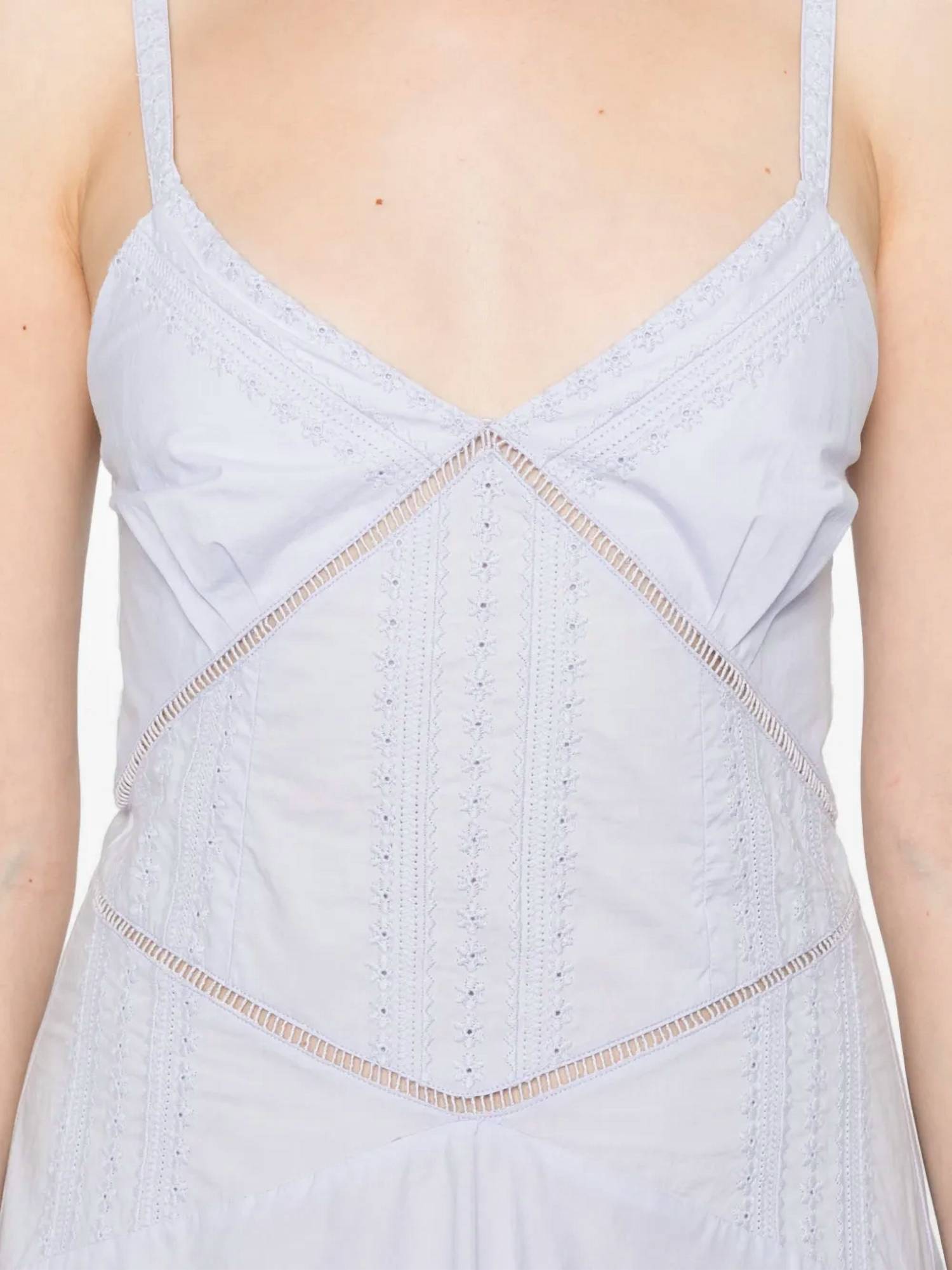 Forte Forte - Embroidery Popline Straps Dress