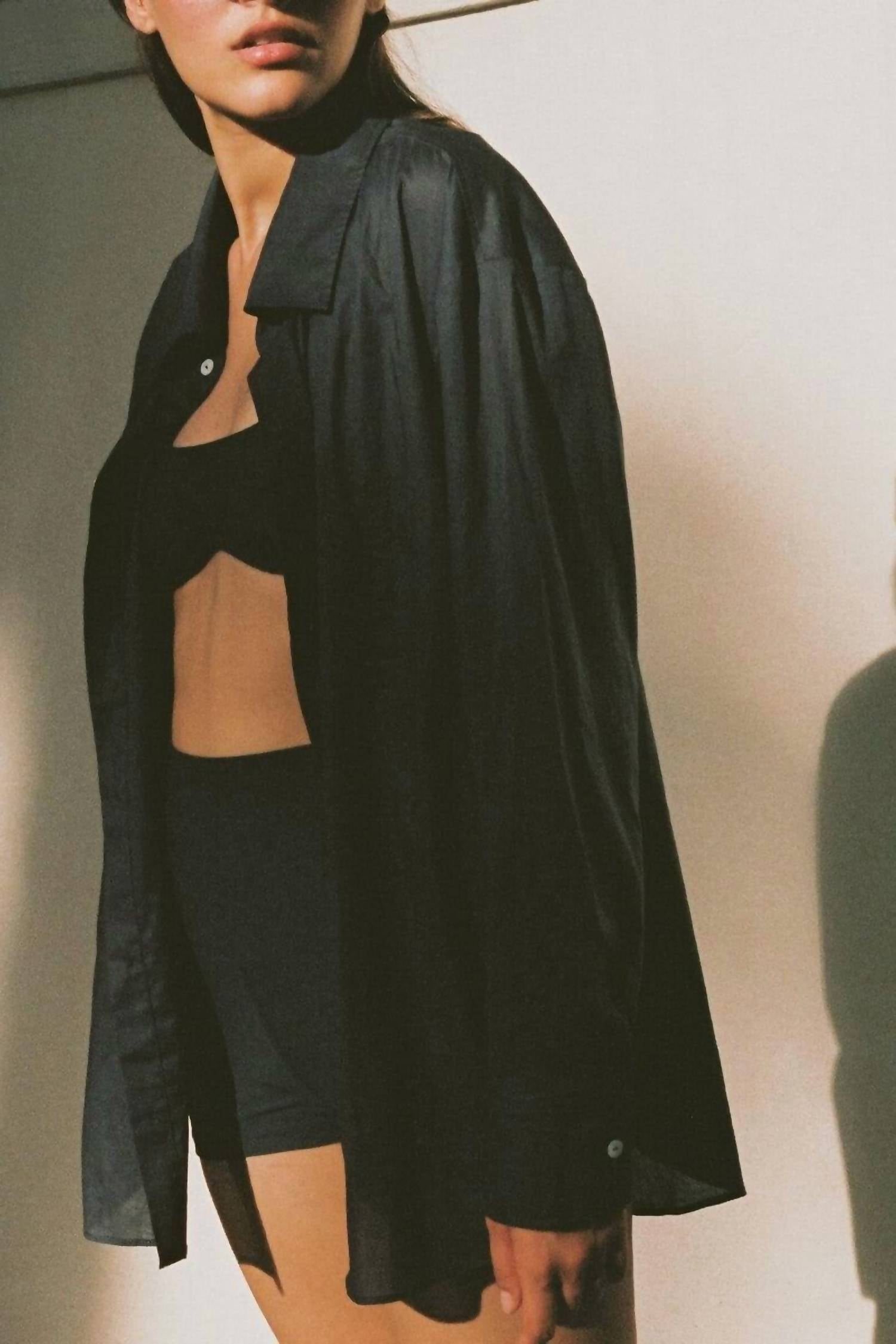 Montce - Boyfriend Button Down Shirt