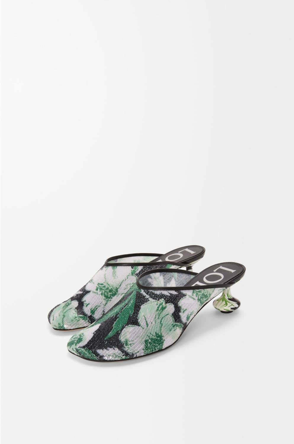 Loewe - Women's Toy Sequin Floral Mule