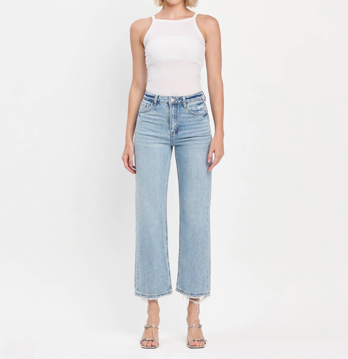 Lovervet - Lina 90's High Rise Ankle Slim Jeans