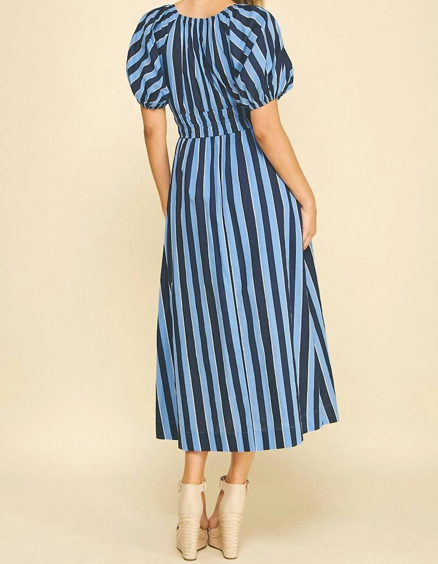 Pinch - Striped Midi Dress