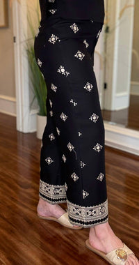 Trisha Tyler - Embroidered Pant