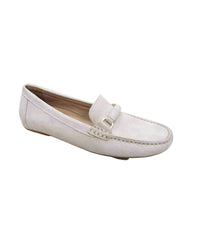 The FLEXX Women's Lionel Loafer in cream - women's flats