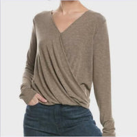 Michael Stars - Janet Tahoe Surplice Long Sleeve Top