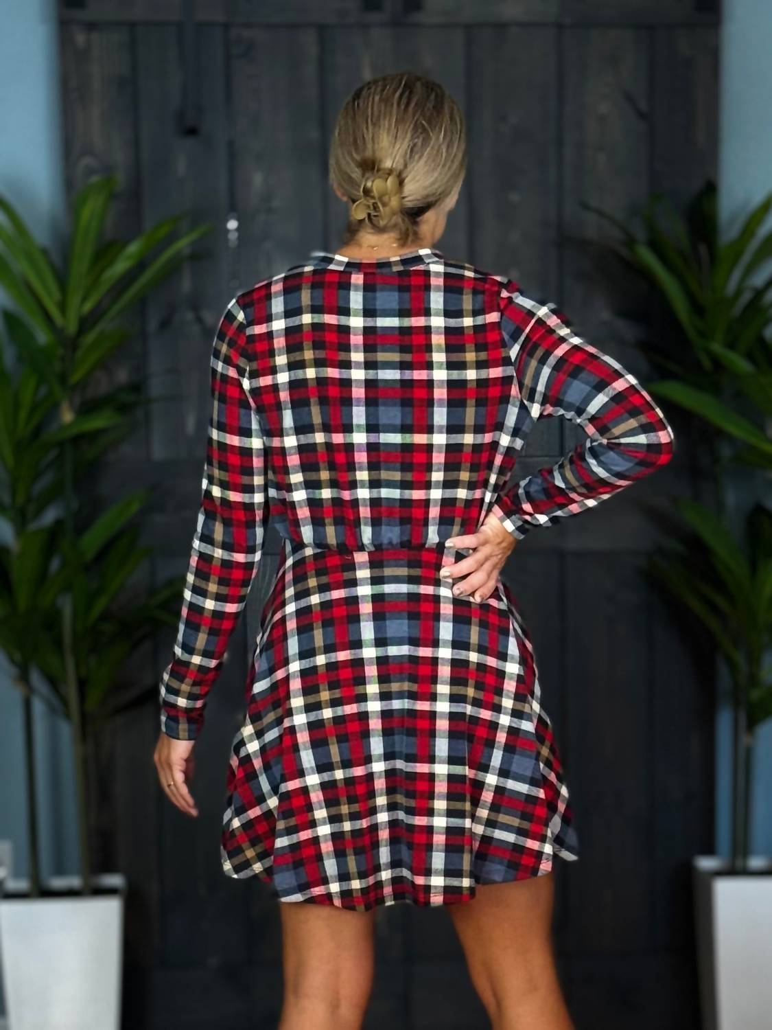 White Birch - Party In Plaid Dress