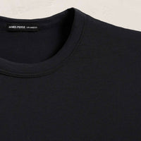James Perse - Long Sleeve Brushed Jersey Crew Tee