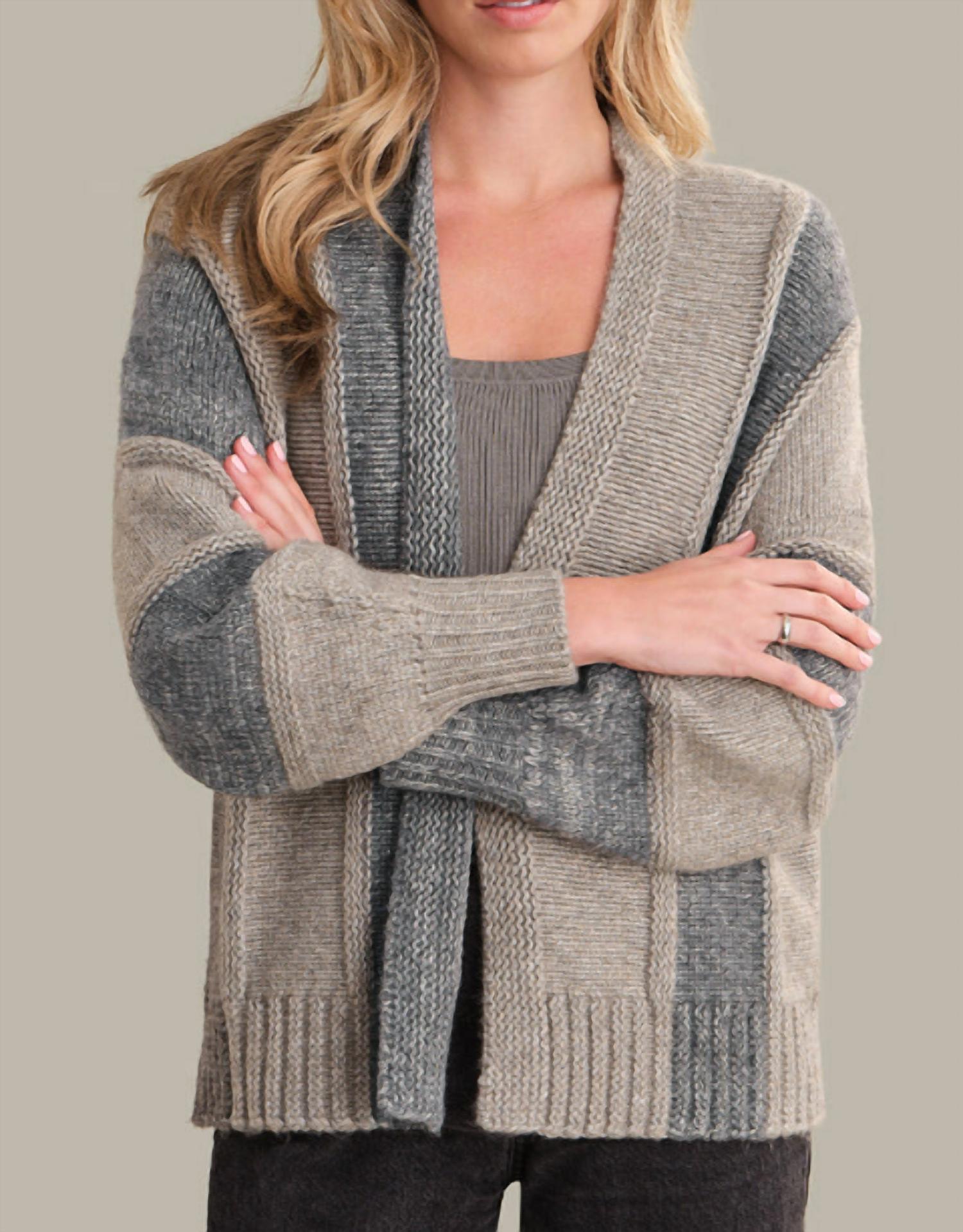 525 America - Thea Colorblock Cardigan