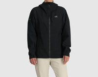 OUTDOOR RESEARCH Women's Strato Burst Rain Jacket in black - women's top