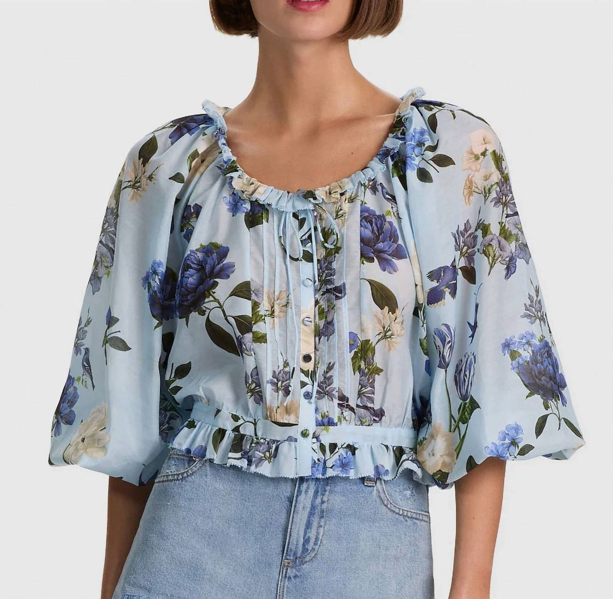 Alice + Olivia - Mclaine Long Sleeve Blouse