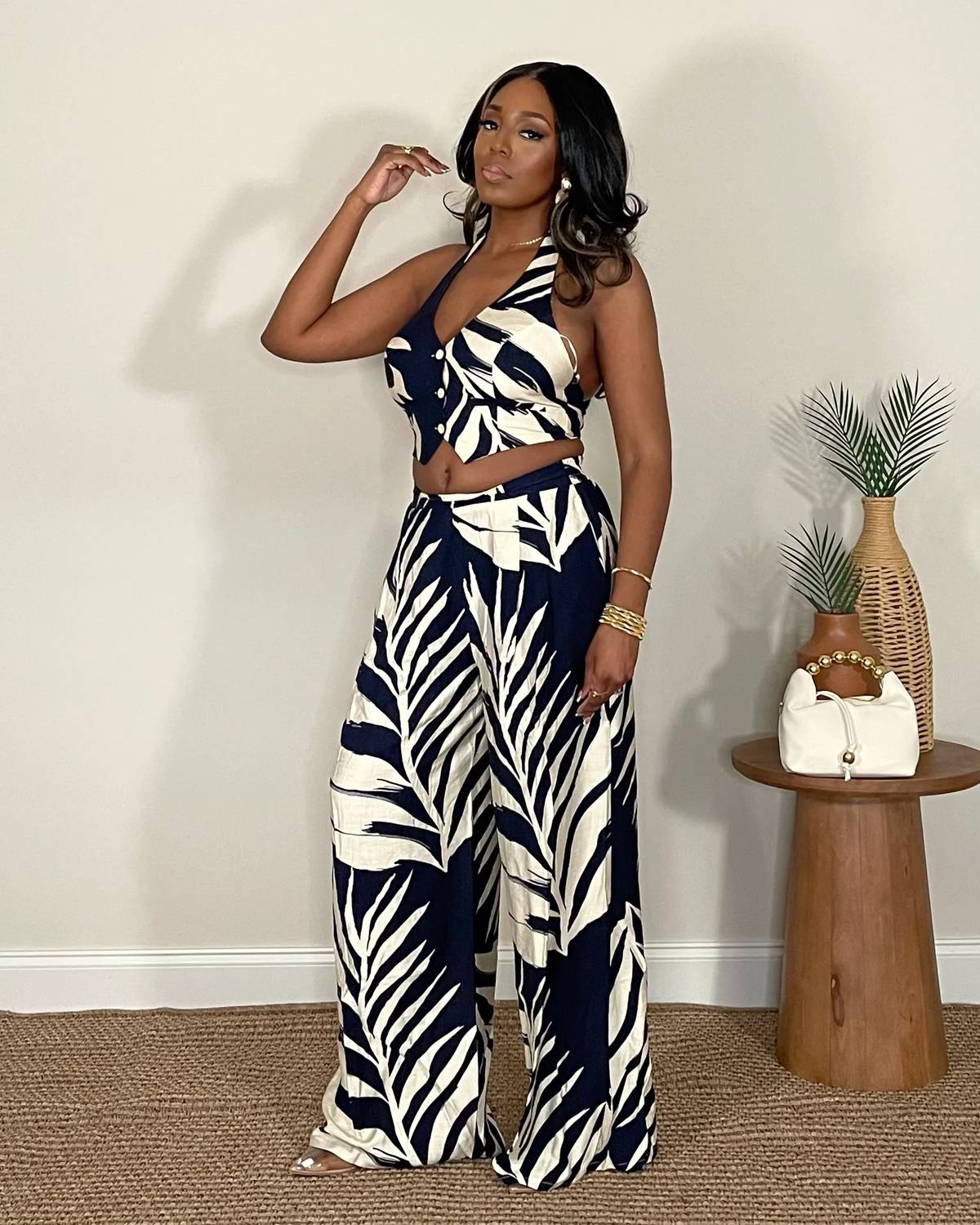 Miss Avenue - Go With The Flow Pant Set