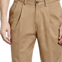 Charleston Khakis - Oak Double Reverse Pleat Washed Khaki Pant