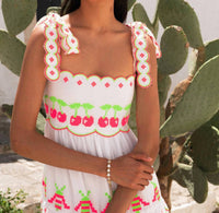 Pink City Prints - Athens Midi Dress