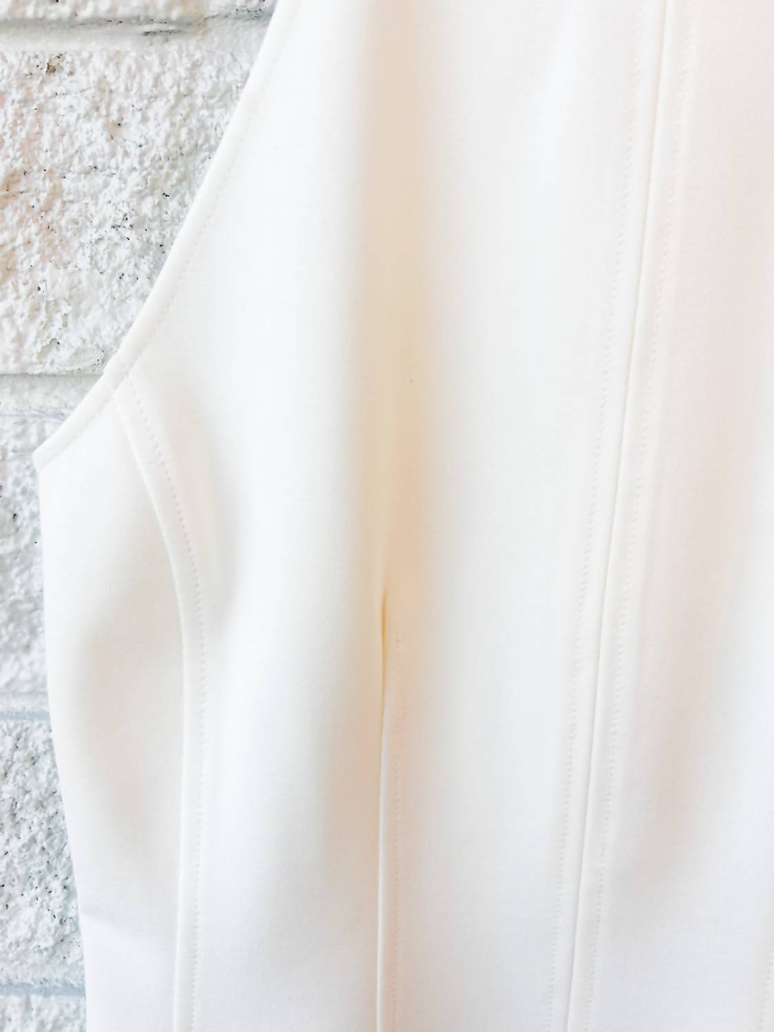 Veronica Beard Johanne Sleeveless Mock Neck Top in dove - women's blouse - view 4
