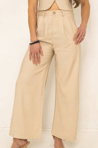 Miou Muse - Mia High Waisted Wide Leg Trouser