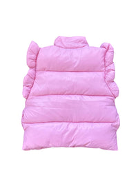 Tweenstyle - Girl's Ruffle Puffer Vest With Bows
