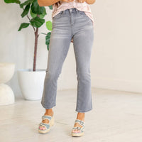 Vervet By Flying Monkey - Dive High Rise Ankle Boot Cut Jean